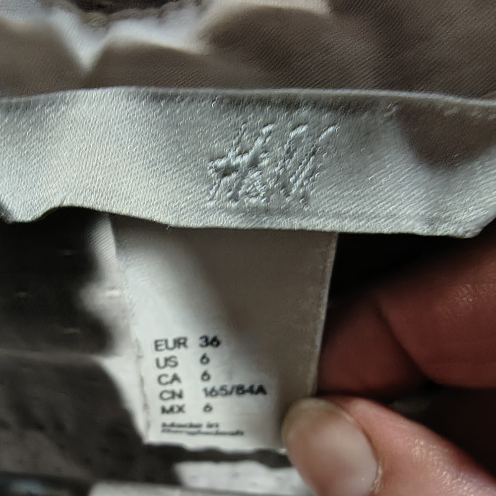 H&M Women's Blouse in Light Gray - Picture 2 of 11